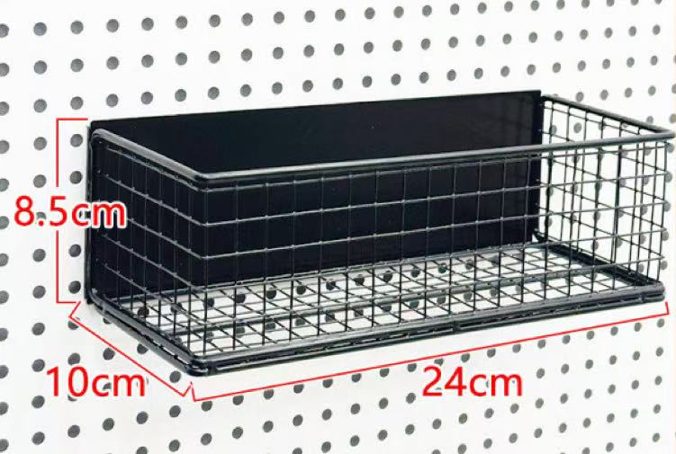 Pegboard Magnetic Accessories Basket Plate Hooks for Storage Wall