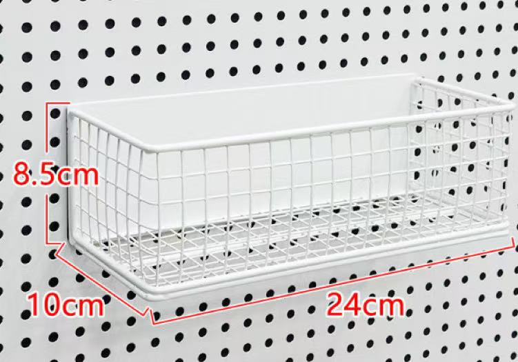 Pegboard Magnetic Accessories Basket Plate Hooks for Storage Wall