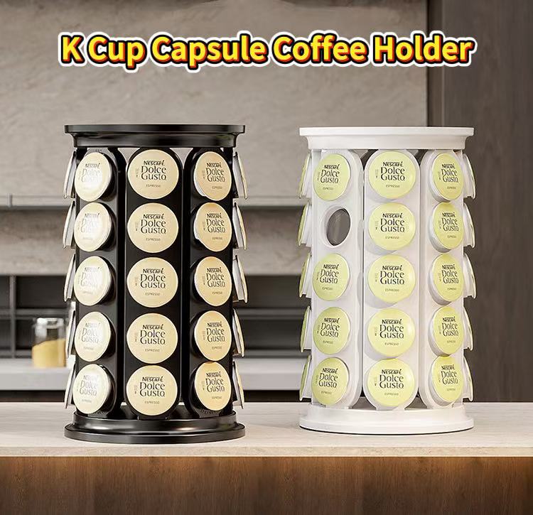 Plastic Rotatable Capsule Coffee Holder Organizer