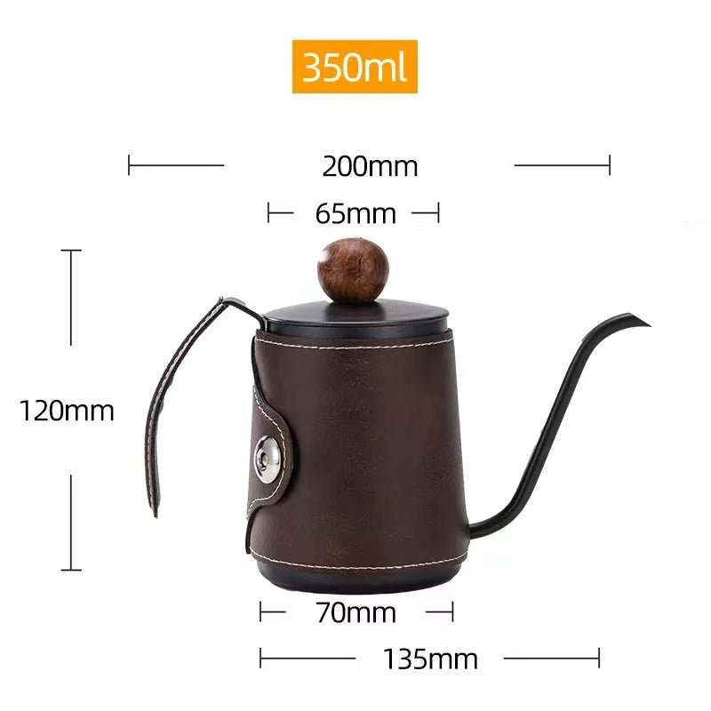 350ML Hand brewed coffee pot customized logo