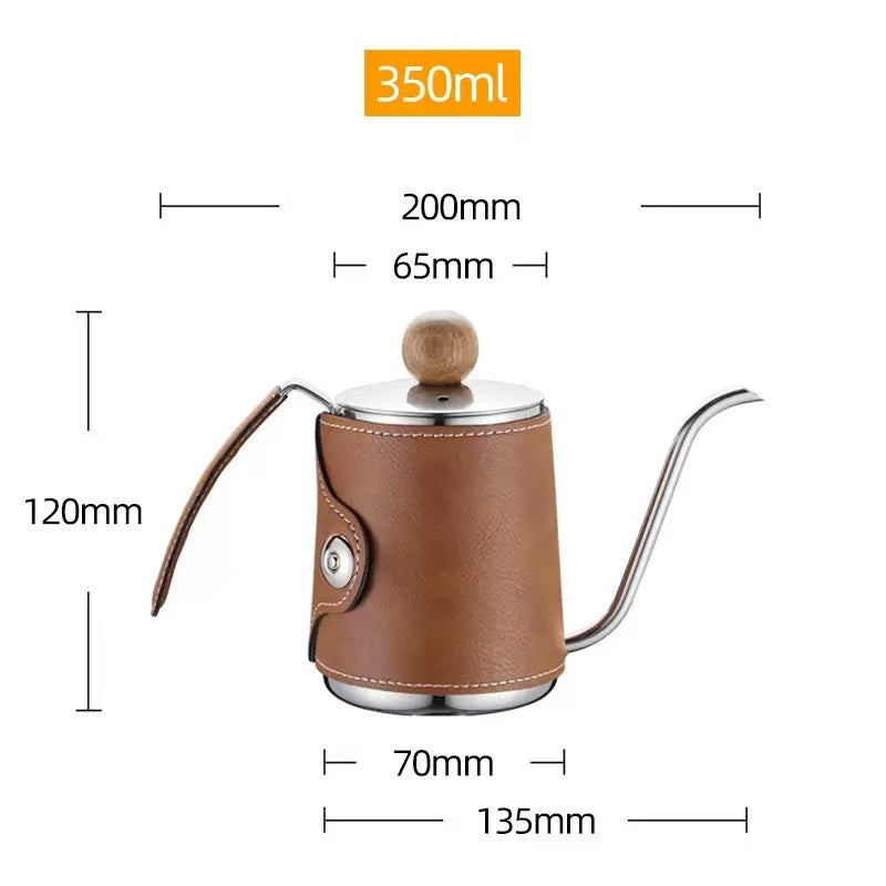 350ML Hand brewed coffee pot customized logo