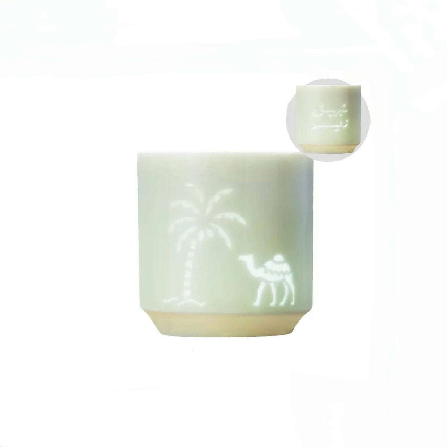 Arabic Relief Ceramic Cup 160cc/170cc