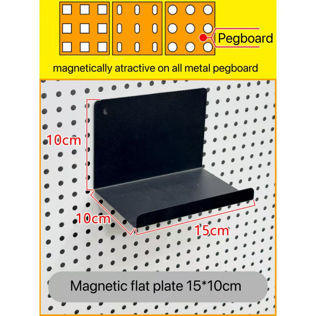 Pegboard Magnetic Accessories Basket Plate Hooks for Storage Wall
