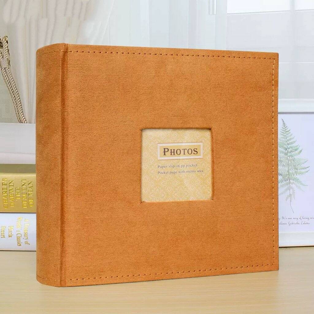 200 pockets 4.5x6" Foto Album with Memo Area Cover with Name Customized