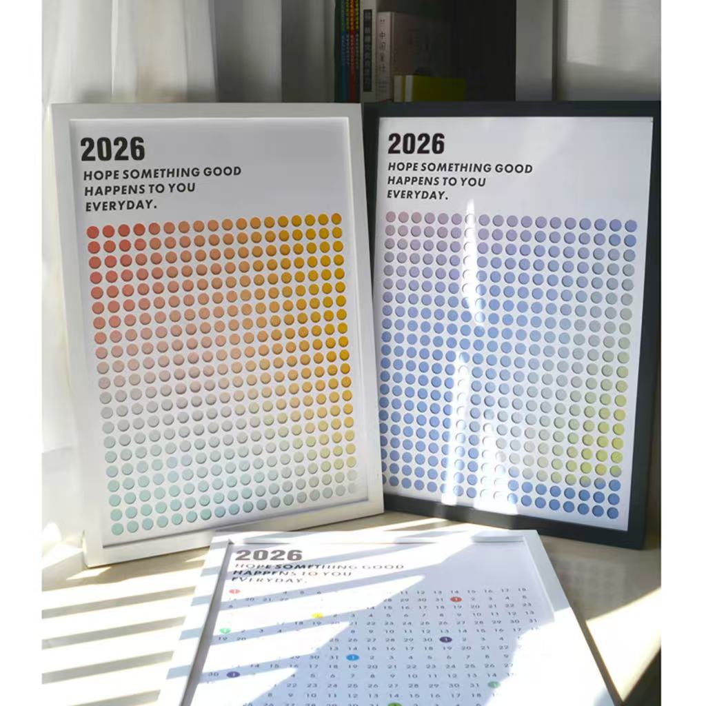 2026 Large Wall Calendar Whole Year in One Page Day Counting