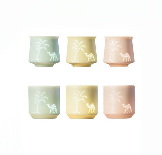 Arabic Relief Ceramic Cup 160cc/170cc