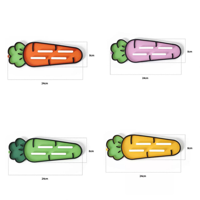 Silicone Cartoon Carrot Kitchen Pot Lid Holder