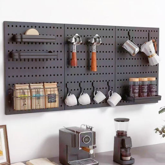 Coffee Shop Home Decoration Pegboard Hole Wall Organizer