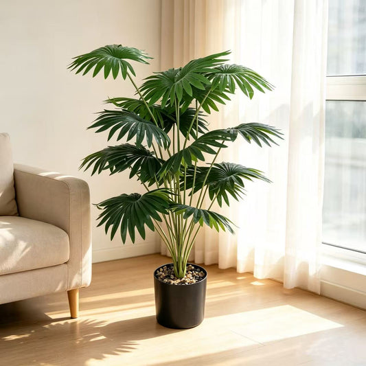Free Shipping Tall Green Plants Without POT Home Decor Artificial Flowers Plants 60-80cm