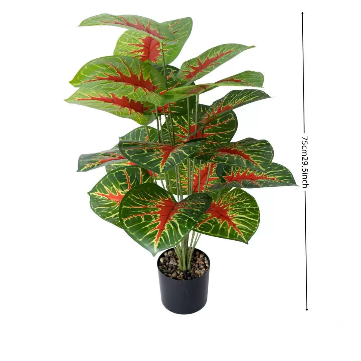 Free Shipping Tall Green Plants Without POT Home Decor Artificial Flowers Plants 60-80cm