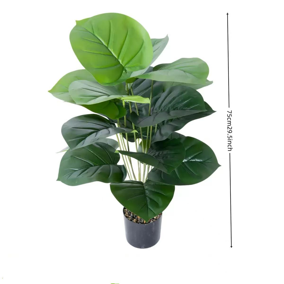 Free Shipping Tall Green Plants Without POT Home Decor Artificial Flowers Plants 60-80cm