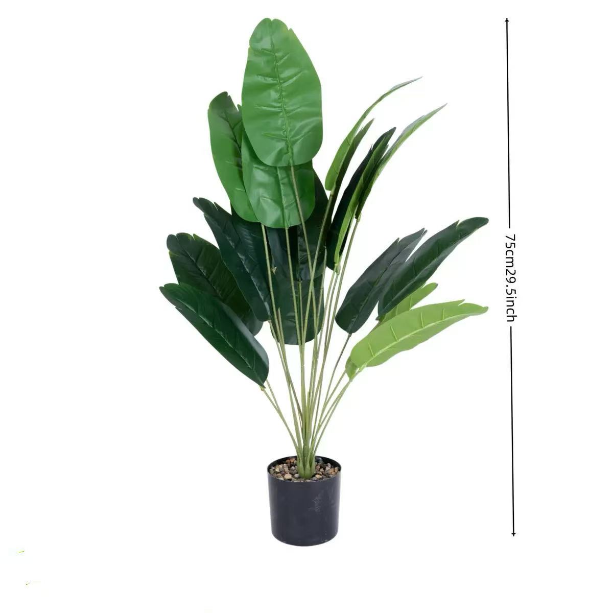 Free Shipping Tall Green Plants Without POT Home Decor Artificial Flowers Plants 60-80cm