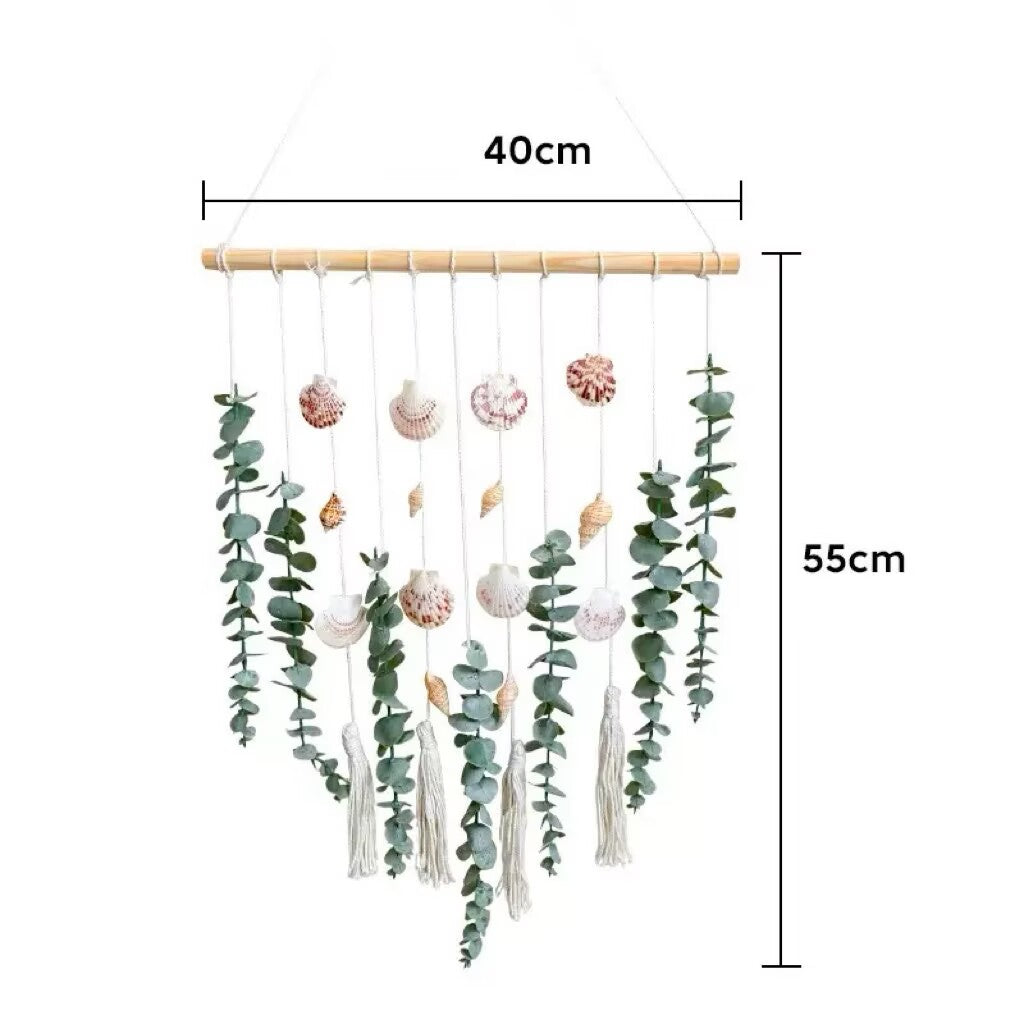 Free Shipping Handmade Artificial Eucalyptus Wall Home Decor Fake Greenery Leaves Stems Wall Hanging Plants Boho Rustic Farmhouse Decor